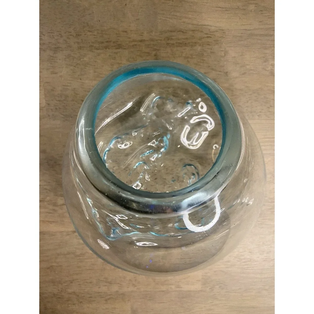 Cohasset Molten Terrarium Vase Glass Vase & Natural Wood Sculpture
